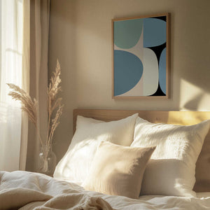 Tablou înramat „Mid Century Pastel 17” de Ana Rut Bre