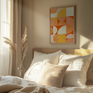 Tablou înramat „Spring Mid Rhapsody Orange 3” de Ana Rut Bre