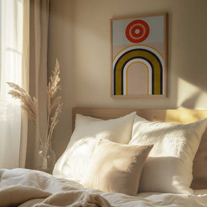 Tablou înramat „Rainbow Suns 9” de Ana Rut Bre