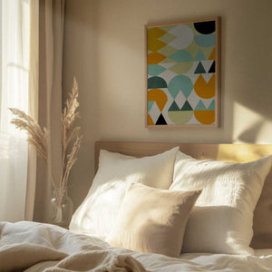 Tablou înramat „Rainbow Plus Shapes5” de Ana Rut Bre