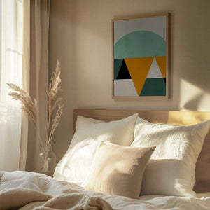 Tablou înramat „Rainbow Plus Shapes4” de Ana Rut Bre