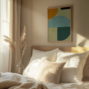 Tablou înramat „Rainbow Plus Shapes3” de Ana Rut Bre