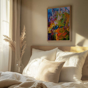Tablou înramat „Vivid Petal Whispers” de Dorothy Fagan