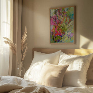 Tablou înramat „Expressionist Colorful Abstract” de Dorothy Fagan