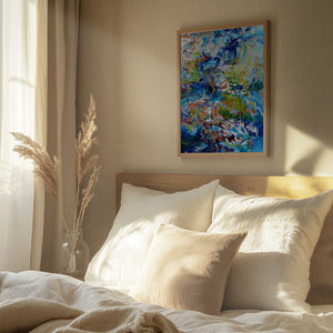 Tablou înramat „Vivid Petal Whispers” de Dorothy Fagan
