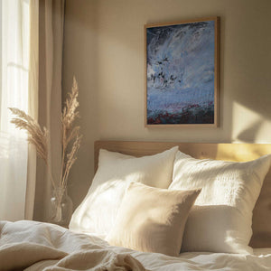 Tablou înramat „Winterstorm” de Deb Chaney