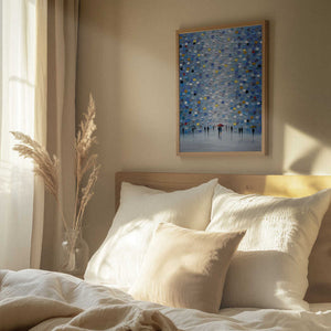 Tablou înramat „Blue Heaven” de Ekaterina Ermilkina
