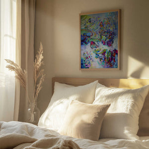 Tablou înramat „Vibrant Tapestry” de Dorothy Fagan