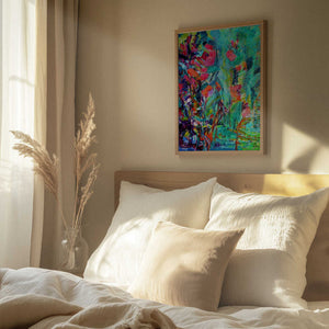 Tablou înramat „Vivid Colors And Delicate Petals” de Dorothy Fagan