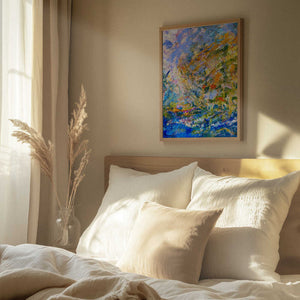 Tablou înramat „A Symphony of Green Hues” de Dorothy Fagan