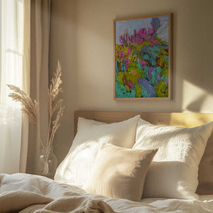 Tablou înramat „Whimsical Garden Dreams” de Dorothy Fagan
