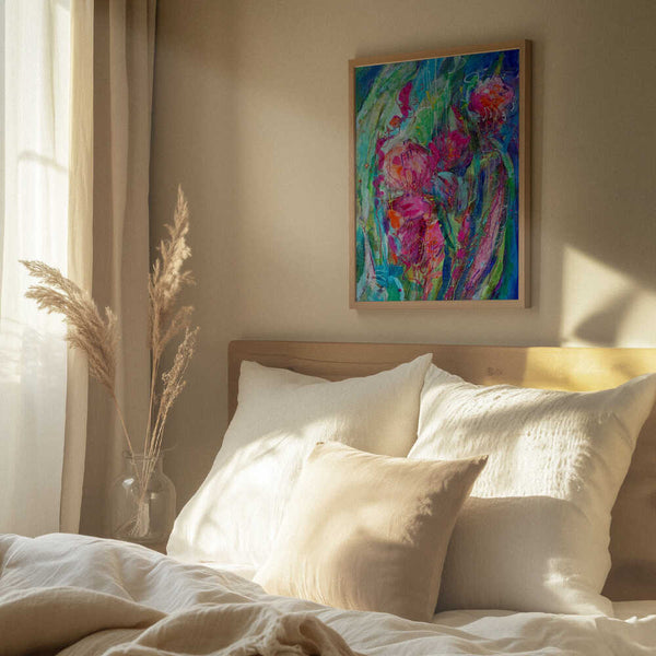 Tablou înramat „Impressionist Floral Abstract” de Dorothy Fagan