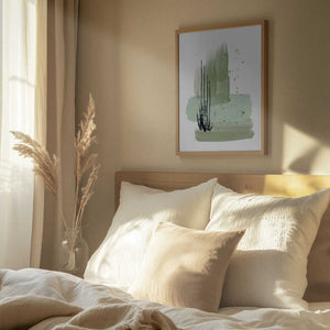 Tablou înramat „Planet Green-1” de Sally Ann Moss