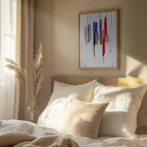 Tablou înramat „BILLS RED WHITE AND BLUE” de Fun Qui