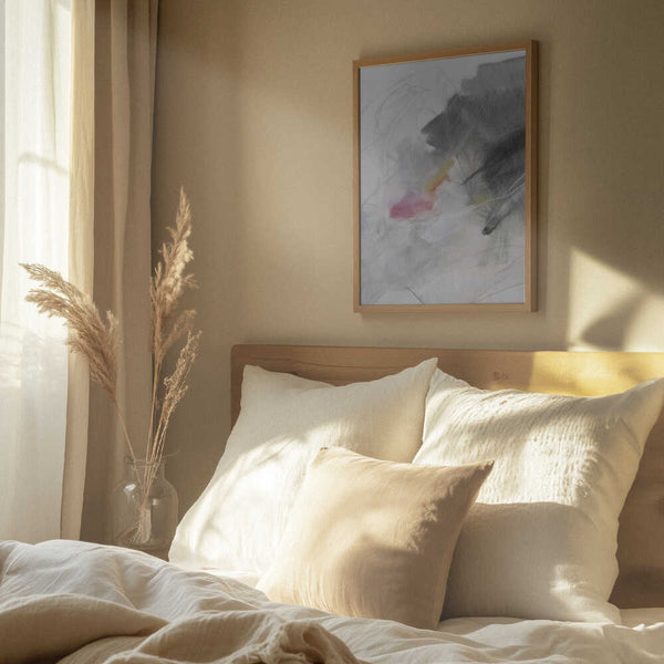 Tablou înramat „Action painting II” de Alma