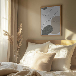 Tablou înramat „Abstract Bubbles” de Anne-Marie Volfova