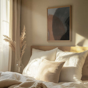 Tablou înramat „Earth Tone Abstract” de Little Dean