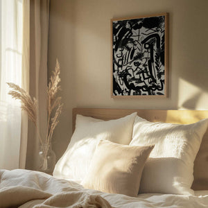 Tablou înramat „Abstraction With Inks” de Little Dean