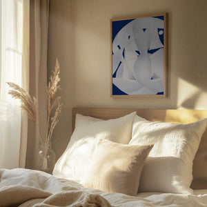 Tablou înramat „Paper Sculpture Abstract” de Little Dean