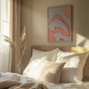 Tablou înramat „Coral Waves” de Little Dean