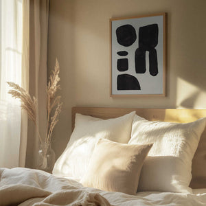 Tablou înramat „Ink Motif 21” de Ejaaz Haniff