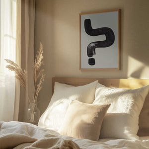 Tablou înramat „Ink Motif 42” de Ejaaz Haniff