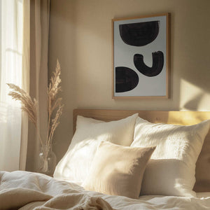 Tablou înramat „Ink Motif 43” de Ejaaz Haniff