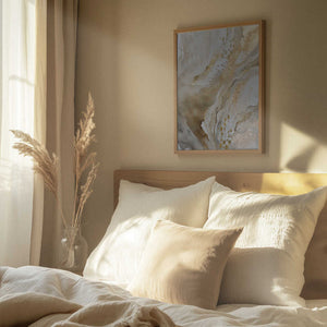 Tablou înramat „Gold Marble” de Sally Ann Moss