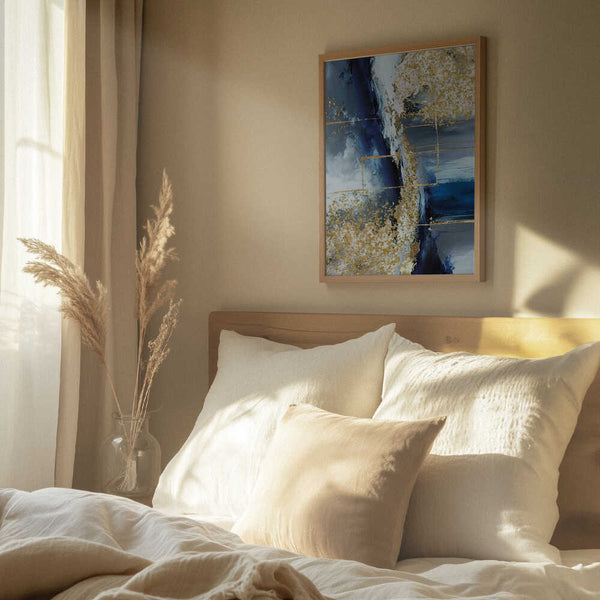 Tablou înramat „Blue Marble” de Sally Ann Moss