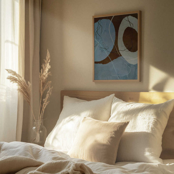 Tablou înramat „Ethereal Circles” de Treechild