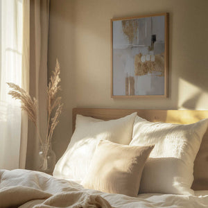 Tablou înramat „Golden Canvas” de Sally Ann Moss