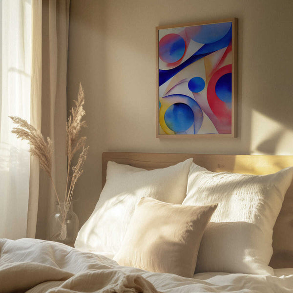 Tablou înramat „Nature Inspired Abstract Watercolor  (Day 10)” de Mauro