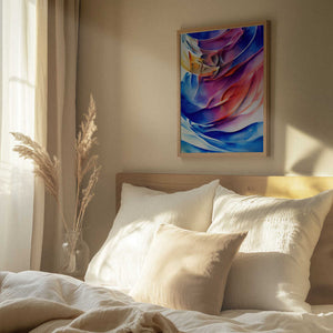 Tablou înramat „Nature Inspired Abstract Watercolor  (Day 42)” de Mauro