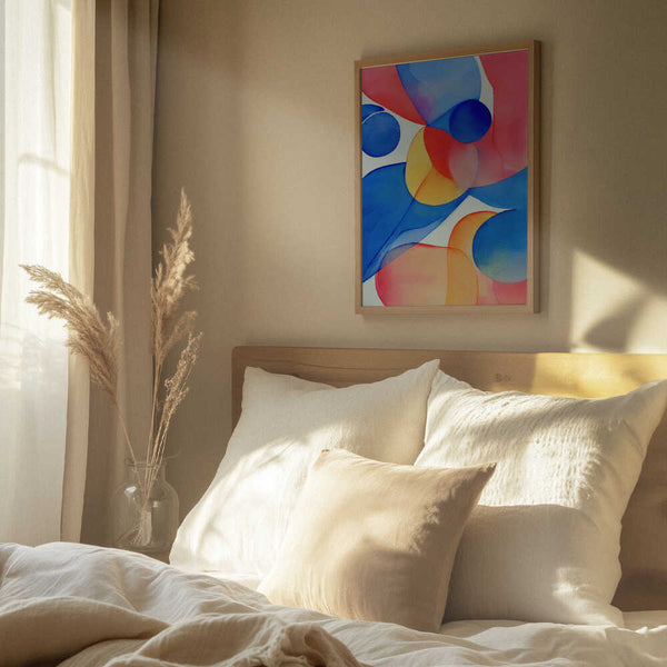 Tablou înramat „Nature Inspired Abstract Watercolor  (Day 59)” de Mauro