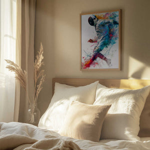 Tablou înramat „Fencing sport art #fencing #sport” de Justyna Jaszke