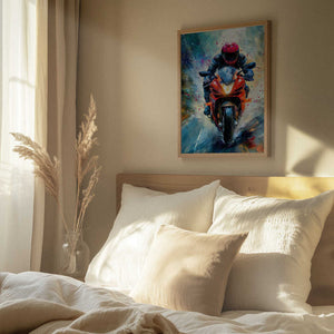 Tablou înramat „Sport Motor 1” de Justyna Jaszke