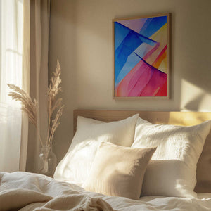 Tablou înramat „Nature Inspired Abstract Watercolor  (Day 72)” de Mauro