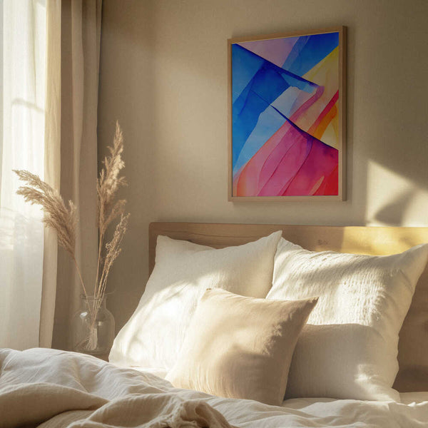 Tablou înramat „Nature Inspired Abstract Watercolor  (Day 72)” de Mauro