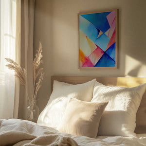 Tablou înramat „Nature Inspired Abstract Watercolor  (Day 91)” de Mauro