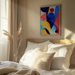 Tablou înramat „Nature Inspired Abstract Watercolor  (Day 93)” de Mauro