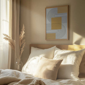Tablou înramat „Curved Harmony” de THE MIUUS STUDIO