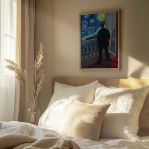 Tablou înramat „Starry Night View” de Dikhotomy
