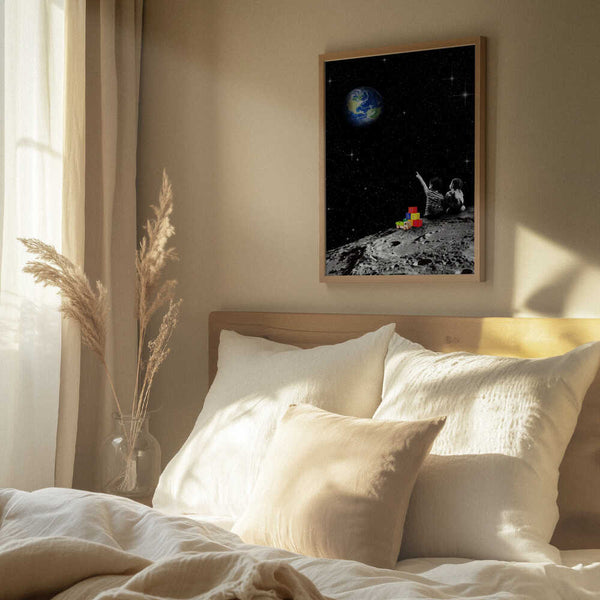 Tablou înramat „Together From the Moon” de Dikhotomy