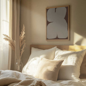 Tablou înramat „Curved Abstraction” de THE MIUUS STUDIO
