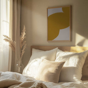 Tablou înramat „Golden Swirl Path” de THE MIUUS STUDIO