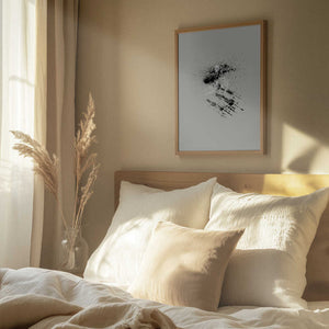 Tablou înramat „Brush splatters #6” de Imaginative
