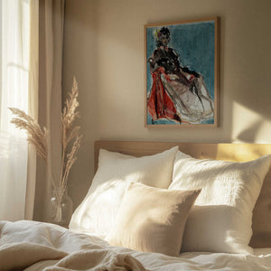 Tablou înramat „Elegant Pose of Woman Portrait” de Ute Rathmann