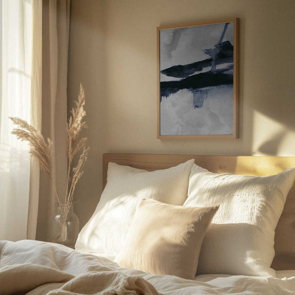 Tablou înramat „Blu 1” de Dan Hobday