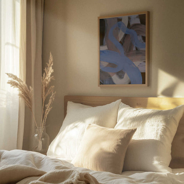 Tablou înramat „Abstract Brush Strokes 124X” de Mareike Böhmer