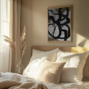 Tablou înramat „Abstract Brush Strokes 127X” de Mareike Böhmer